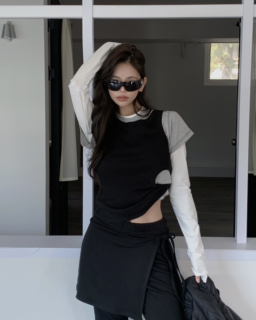 LIVE AID-P東大門㊣實拍女裝新品推薦真品職業25秋冬裙褲套裝LIVE AID-P裙褲