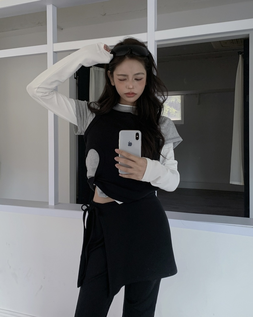 LIVE AID-P東大門㊣實拍女裝新品推薦真品職業25秋冬裙褲套裝LIVE AID-P裙褲