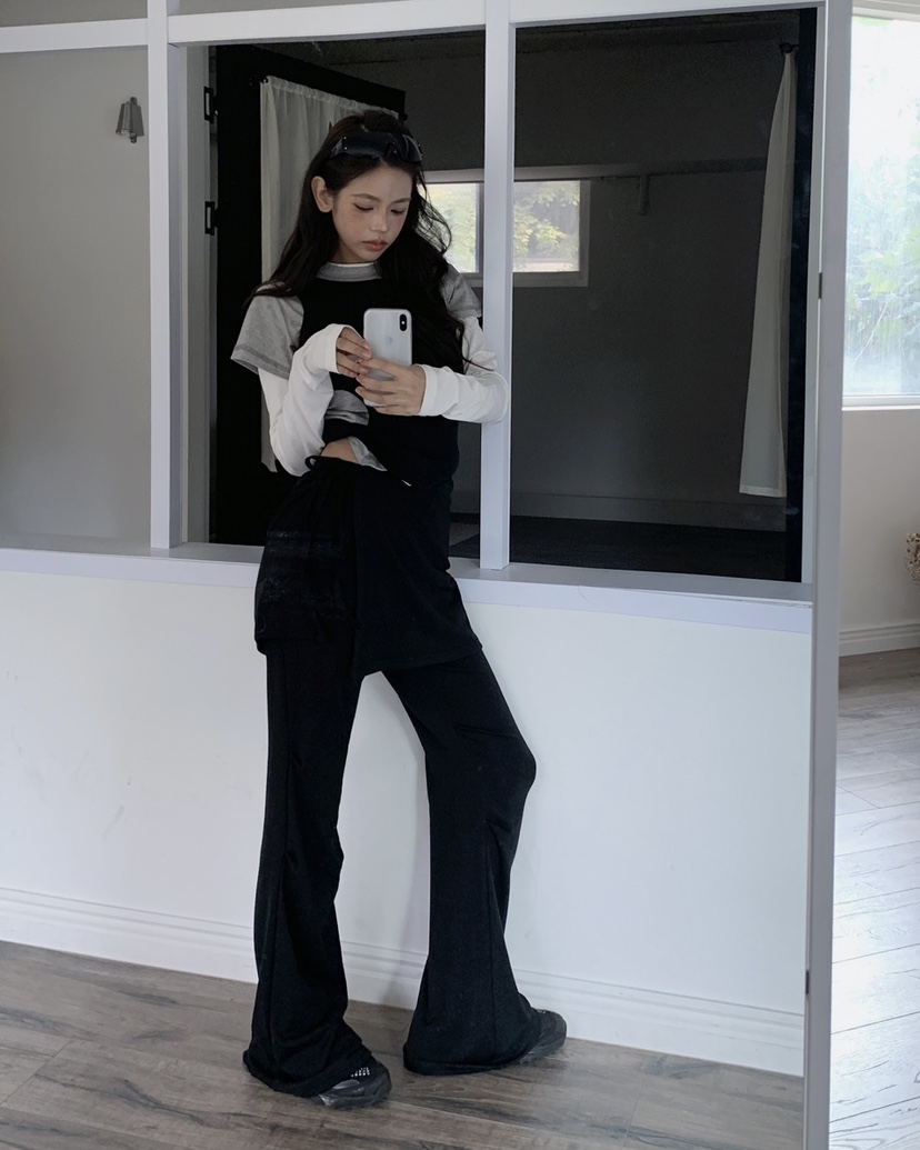 LIVE AID-P東大門㊣實拍女裝新品推薦真品職業25秋冬裙褲套裝LIVE AID-P裙褲