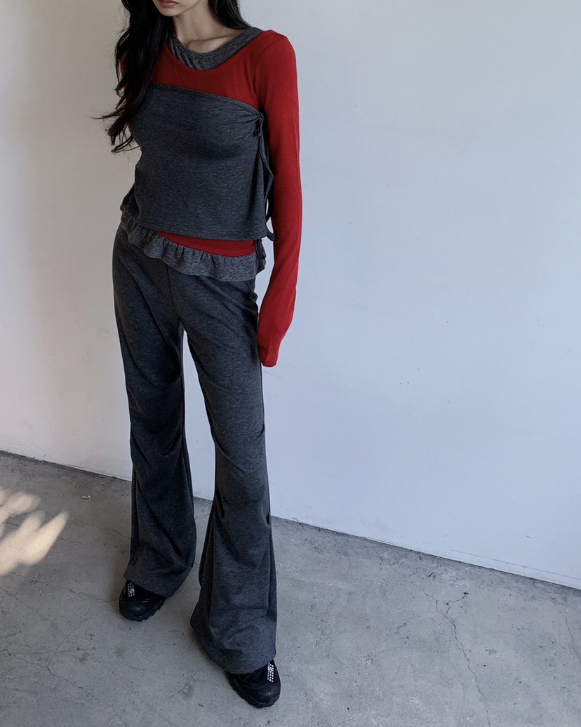 LIVE AID-P東大門㊣實拍女裝新品推薦真品職業25秋冬裙褲套裝LIVE AID-P裙褲