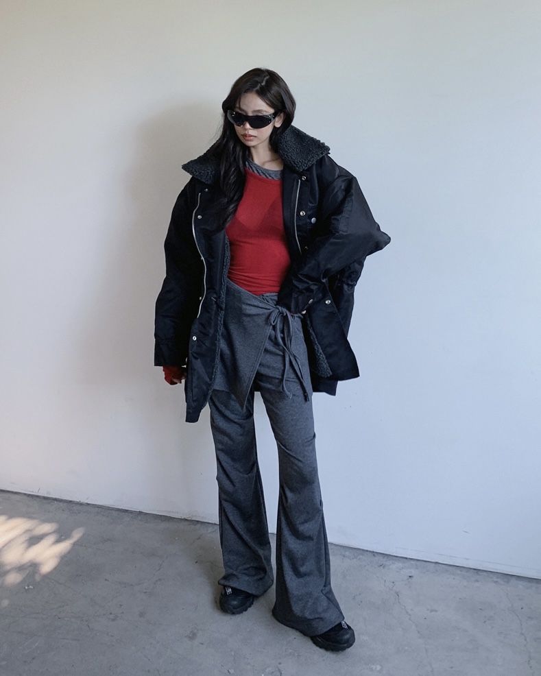 LIVE AID-P東大門㊣實拍女裝新品推薦真品職業25秋冬裙褲套裝LIVE AID-P裙褲