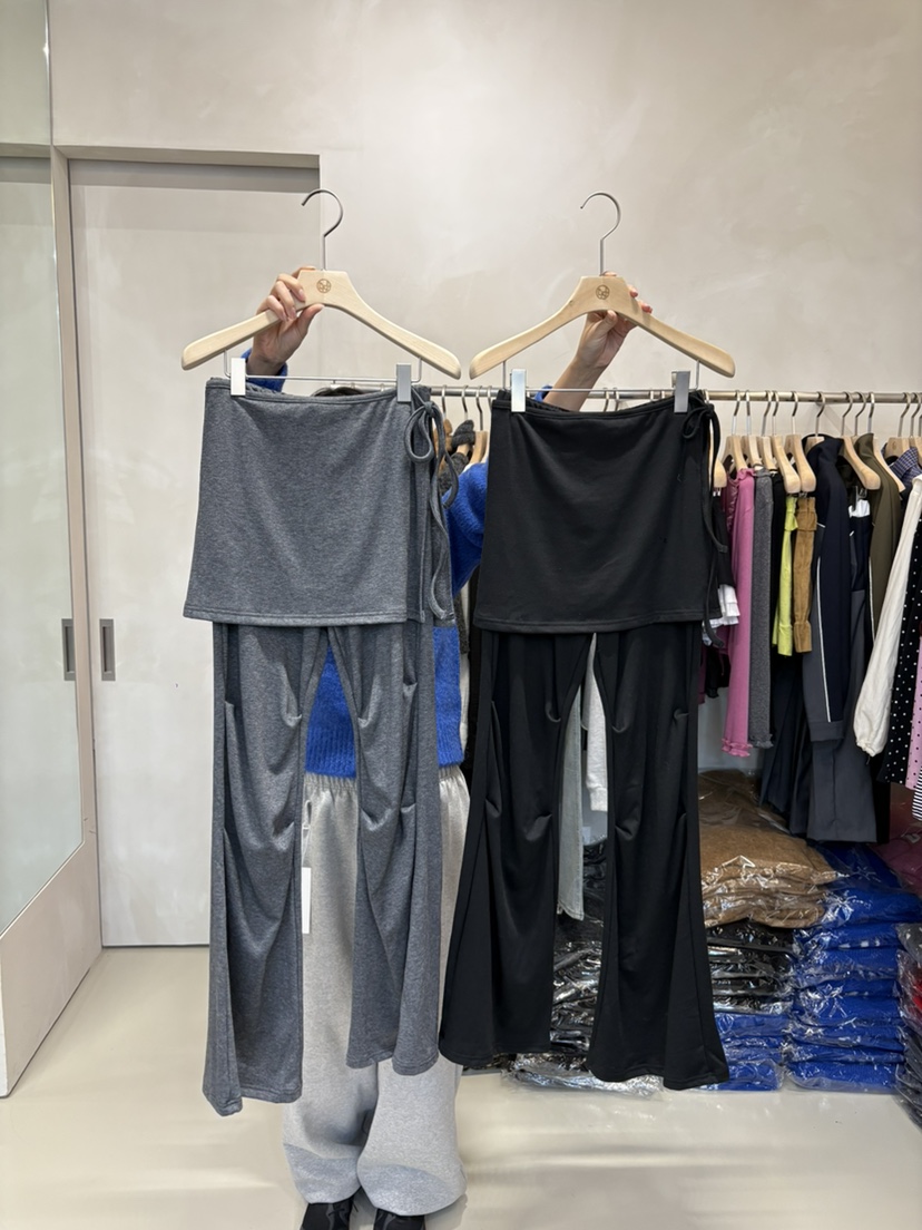 LIVE AID-P東大門㊣實拍女裝新品推薦真品職業25秋冬裙褲套裝LIVE AID-P裙褲