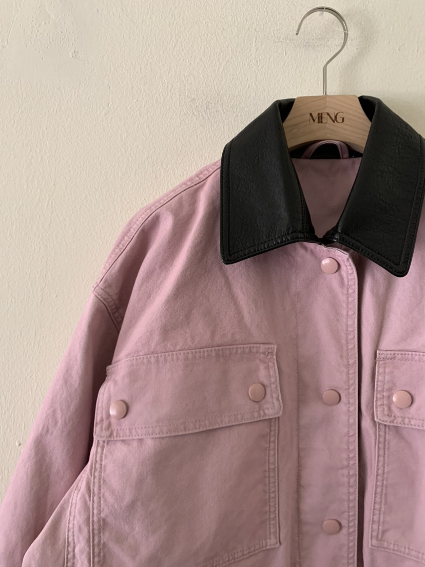 MENG韓國代購㊣女裝新品熱賣職業25秋冬推薦人氣真品夾克復古MENG夾克