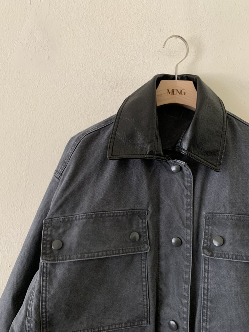 MENG韓國代購㊣女裝新品熱賣職業25秋冬推薦人氣真品夾克復古MENG夾克