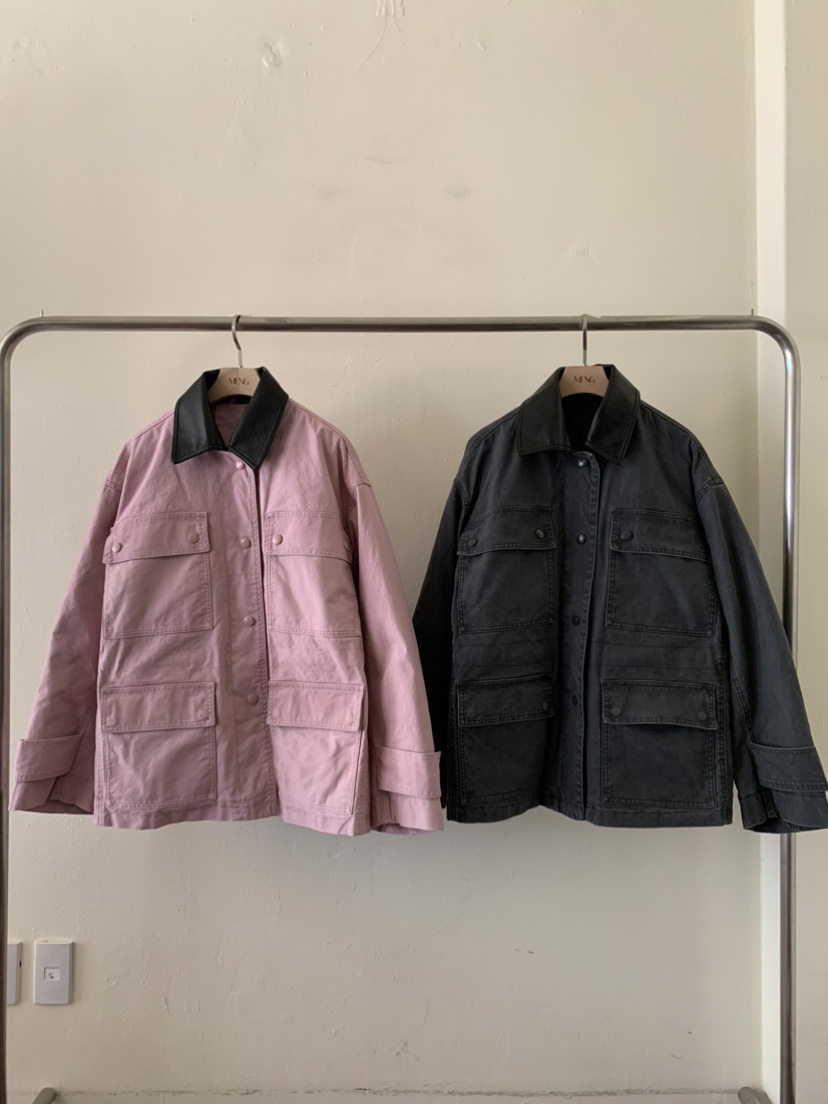 MENG韓國代購㊣女裝新品熱賣職業25秋冬推薦人氣真品夾克復古MENG夾克