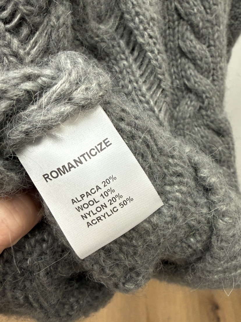 ROMANTICIZE韓國代購㊣女士新品真品25秋冬推薦職業時尚毛衣ROMANTICIZE毛衣