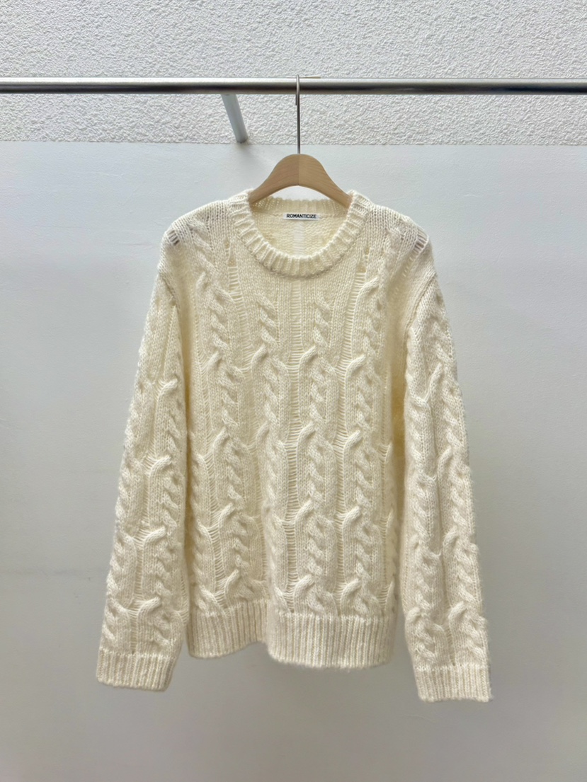 ROMANTICIZE韓國代購㊣女士新品真品25秋冬推薦職業時尚毛衣ROMANTICIZE毛衣圖色1