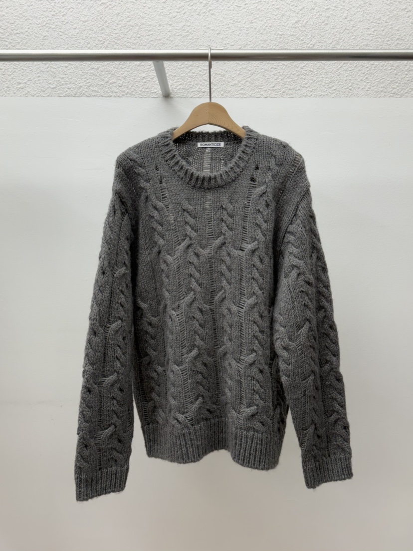 ROMANTICIZE韓國代購㊣女士新品真品25秋冬推薦職業時尚毛衣ROMANTICIZE毛衣圖色3