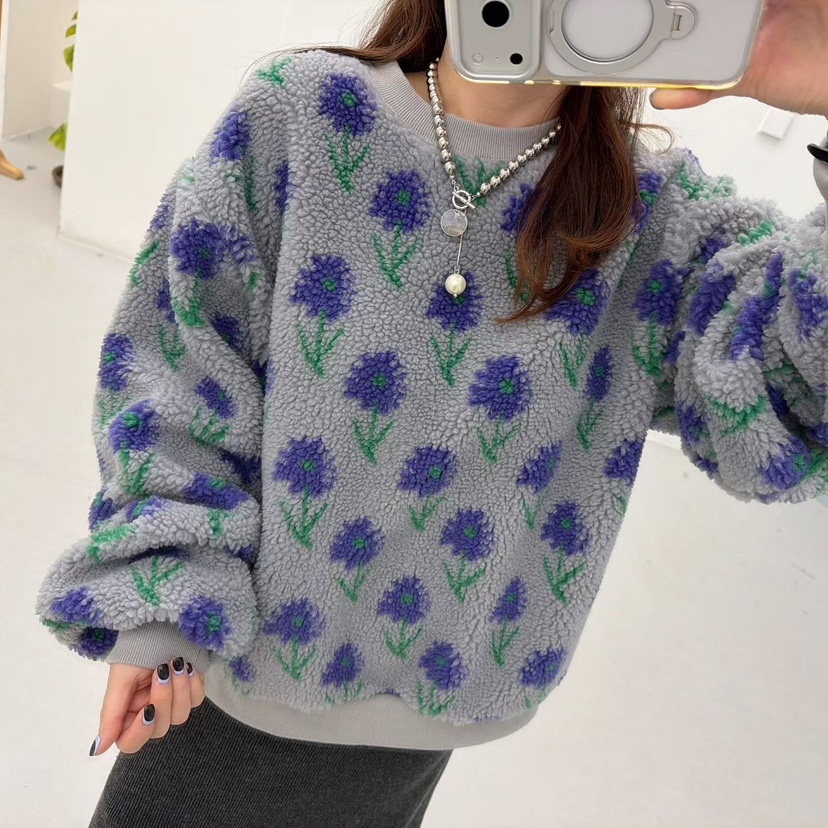 LOVABLE東大門㊣實拍女裝新款推薦25秋冬時尚職業休閑熱賣衛衣LOVABLE衛衣