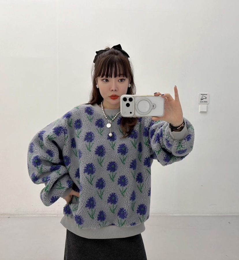 LOVABLE東大門㊣實拍女裝新款推薦25秋冬時尚職業休閑熱賣衛衣LOVABLE衛衣