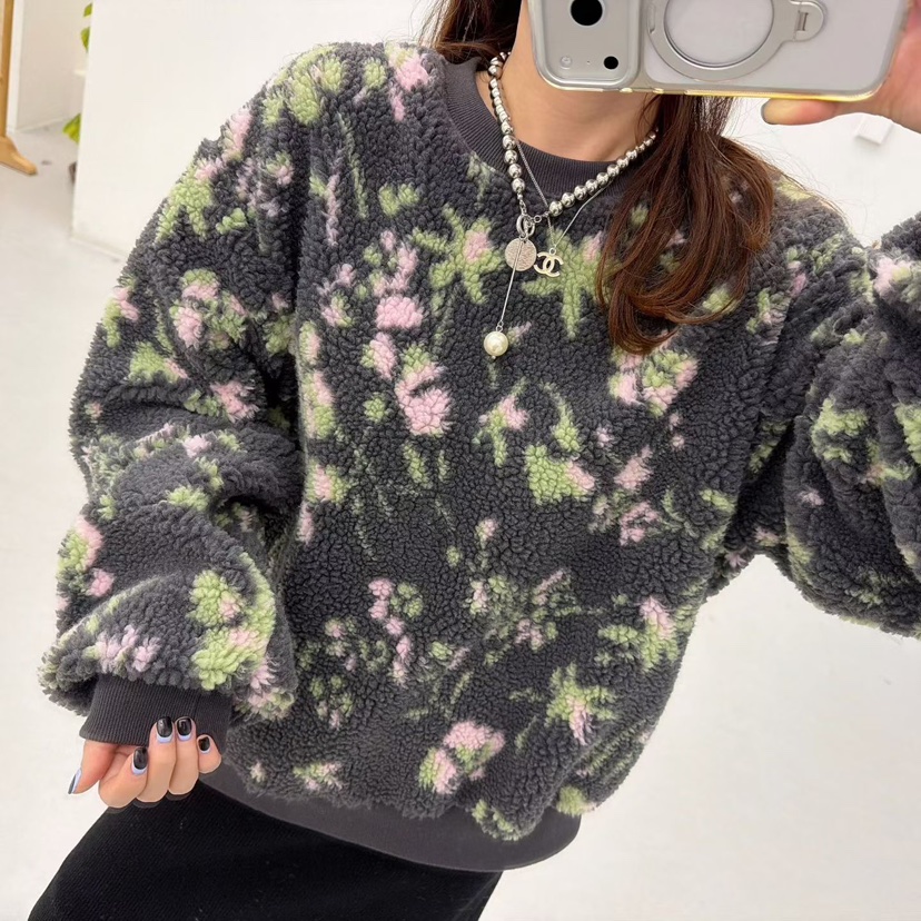 LOVABLE東大門㊣實拍女裝新款推薦25秋冬時尚職業休閑熱賣衛衣LOVABLE衛衣