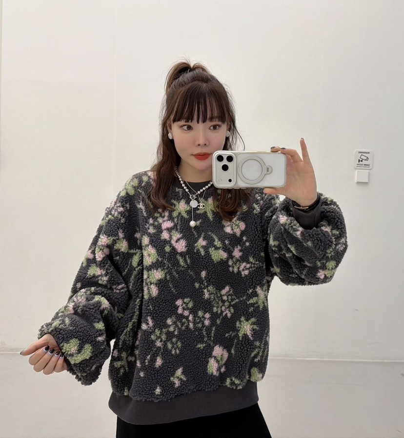 LOVABLE東大門㊣實拍女裝新款推薦25秋冬時尚職業休閑熱賣衛衣LOVABLE衛衣