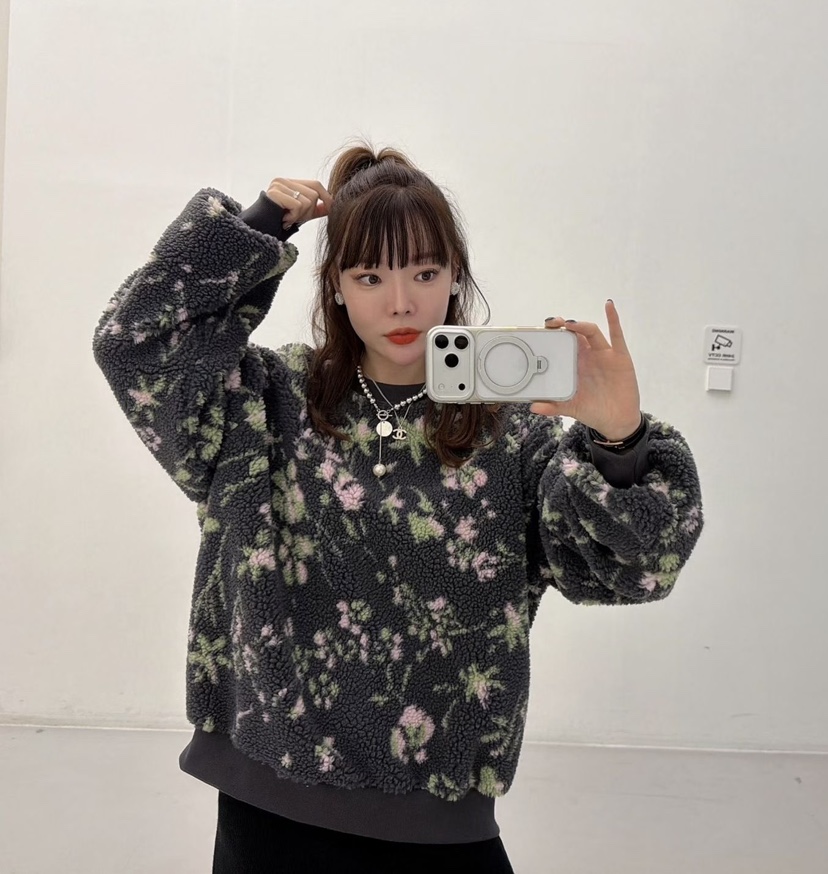 LOVABLE東大門㊣實拍女裝新款推薦25秋冬時尚職業休閑熱賣衛衣LOVABLE衛衣