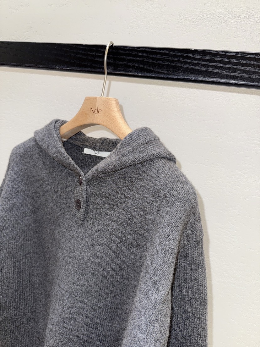 NDE東大門㊣代購女士新款推薦職業人氣熱賣針織衫連帽針織衫NDE針織衫