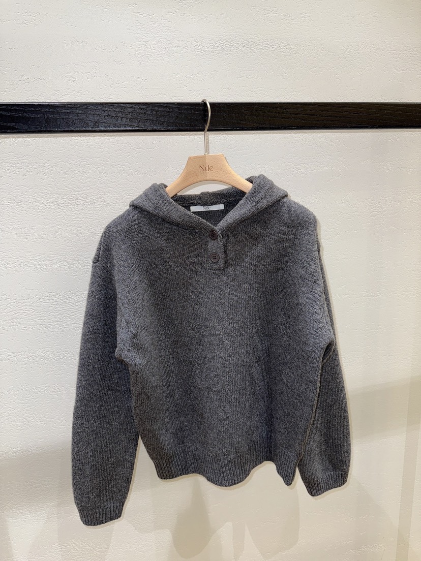 NDE東大門㊣代購女士新款推薦職業人氣熱賣針織衫連帽針織衫NDE針織衫圖色2