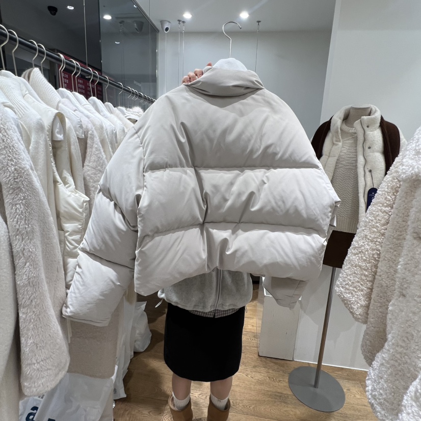 VERVEINE韓國代購㊣女裝新款25秋冬時尚推薦短款羽絨服鴨絨VERVEINE短款羽絨服