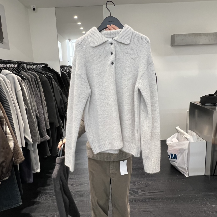 OBJECT東大門㊣實拍女裝新款休閑推薦職業熱賣時尚真品針織衫OBJECT針織衫圖色2