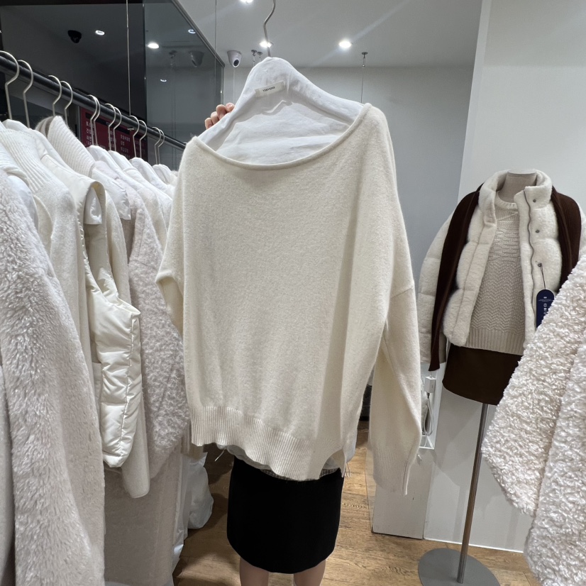 VERVEINE韓國代購㊣女士新款25秋冬熱賣真品推薦休閑針織衫VERVEINE針織衫圖色2