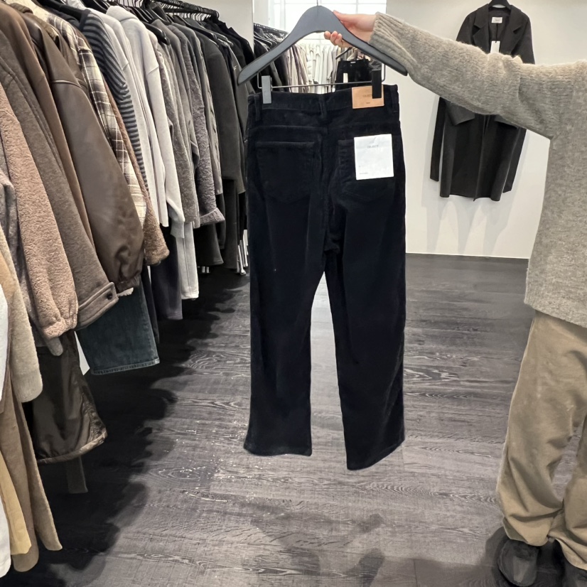 OBJECT韓國代購㊣女士新品職業25秋冬熱賣休閑牛仔褲燈芯絨OBJECT牛仔褲