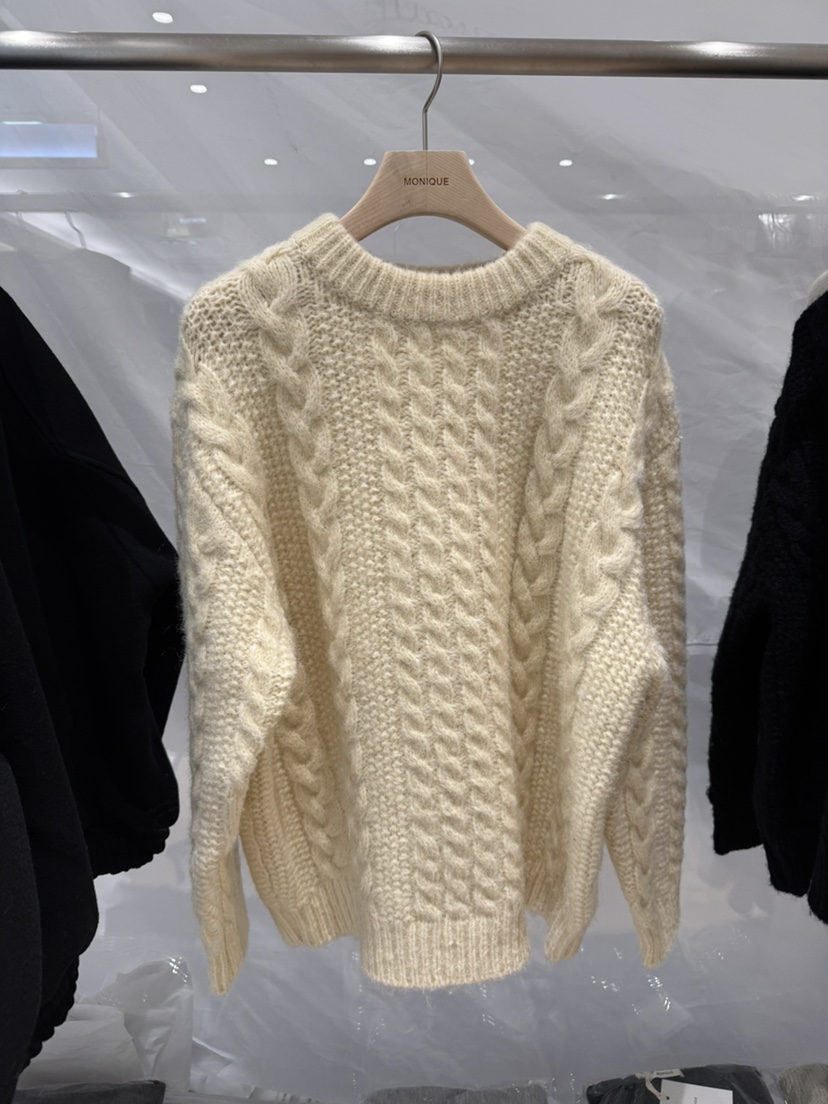 MONIQUE東大門㊣直郵女士新款人氣真品推薦時尚毛衣麻花針織MONIQUE毛衣圖色1