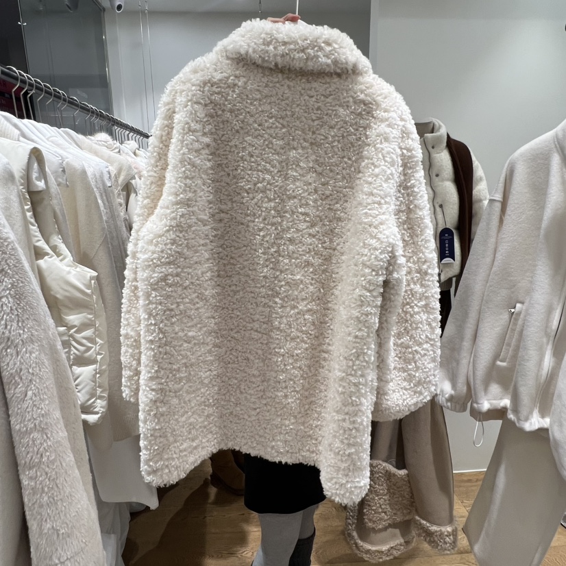 VERVEINE東大門㊣直郵女士新款時尚真品推薦短款大衣兩面穿VERVEINE短款大衣