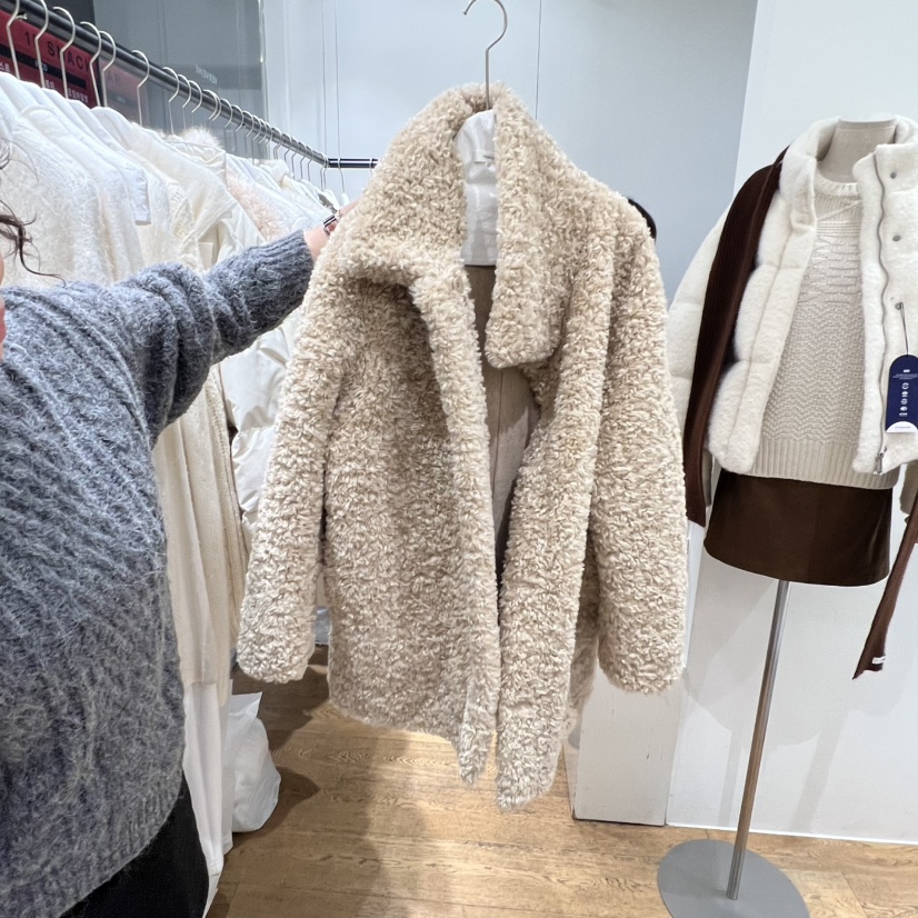 VERVEINE東大門㊣直郵女士新款時尚真品推薦短款大衣兩面穿VERVEINE短款大衣圖色2