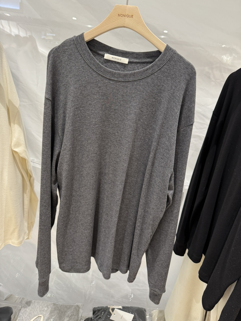 MONIQUE東大門㊣實拍女士新品職業人氣真品25秋冬時尚長袖T恤MONIQUE長袖T恤圖色2