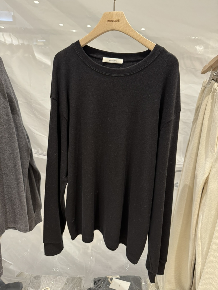 MONIQUE東大門㊣實拍女士新品職業人氣真品25秋冬時尚長袖T恤MONIQUE長袖T恤圖色3