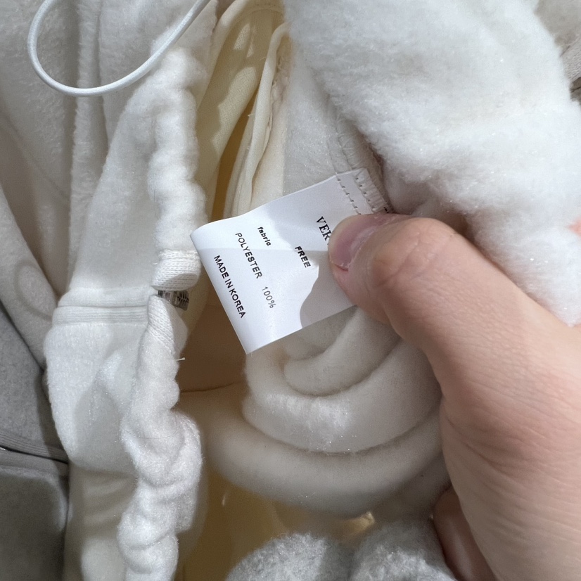 VERVEINE韓國直郵㊣女士新品人氣時尚真品25秋冬夾克抓絨拉鏈VERVEINE夾克