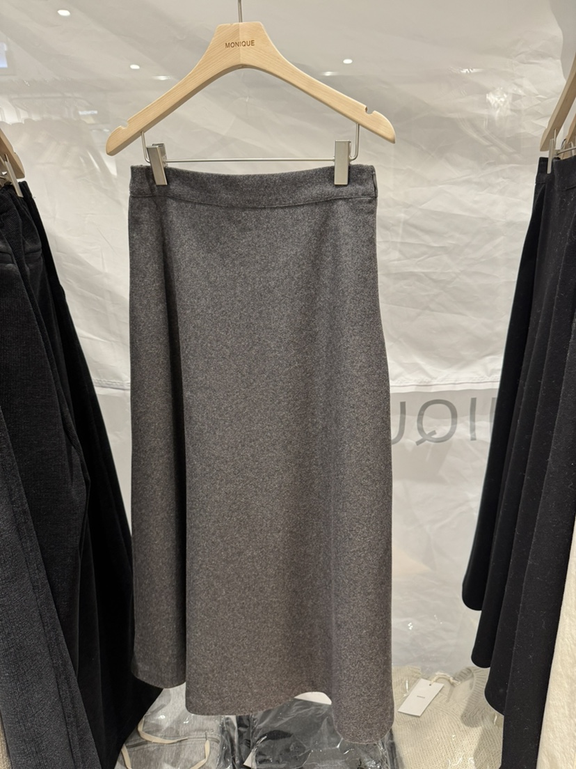 MONIQUE東大門㊣實拍女裝新款時尚熱賣半身裙中短裙喇叭形羊毛MONIQUE半身裙/中短裙圖色1