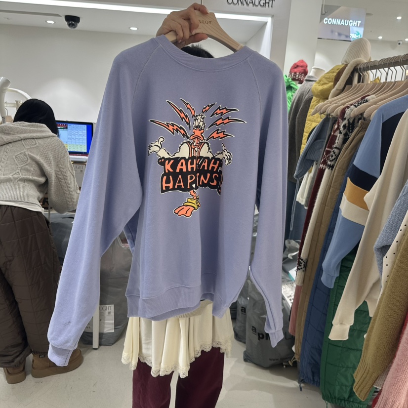 CONNAUGHT東大門㊣直郵女裝新品真品熱賣推薦25秋冬人氣衛衣CONNAUGHT衛衣圖色2