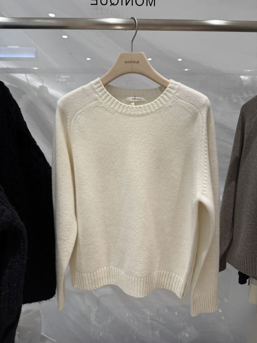 MONIQUE韓國直郵㊣女士新品職業推薦熱賣人氣時尚針織衫羊絨MONIQUE針織衫圖色1