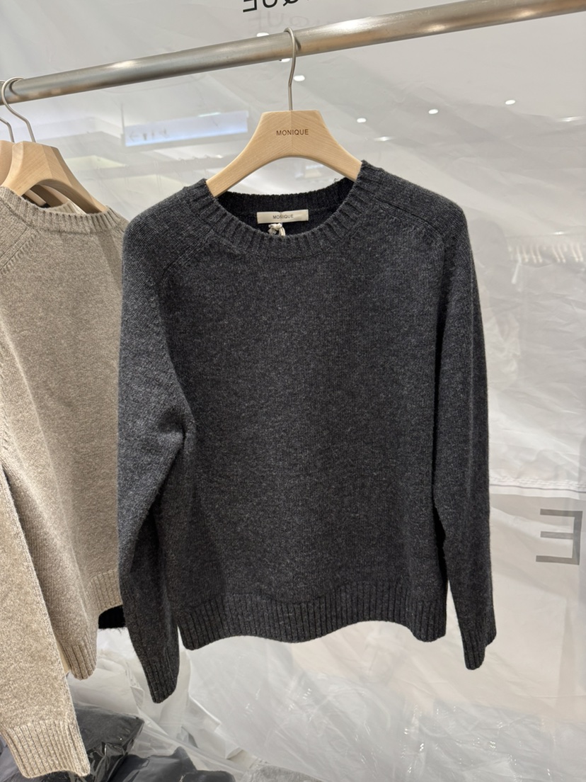 MONIQUE韓國直郵㊣女士新品職業推薦熱賣人氣時尚針織衫羊絨MONIQUE針織衫圖色3