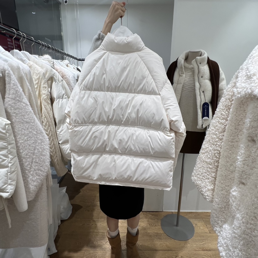 VERVEINE東大門㊣實拍女裝新品推薦休閑時尚短款羽絨服鴨絨VERVEINE短款羽絨服