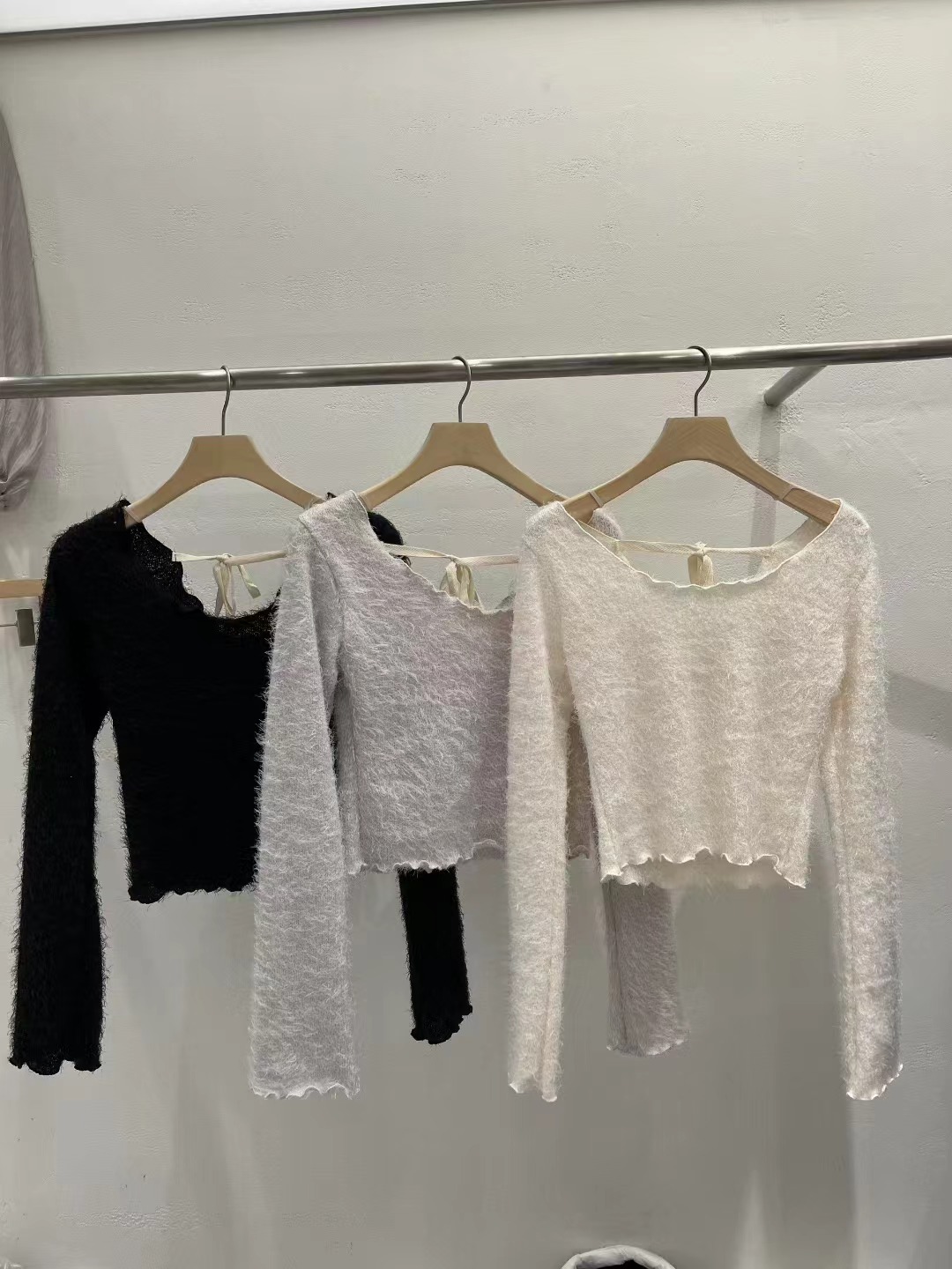 PLEASE韓國直郵㊣女裝新款25秋冬時尚職業熱賣推薦人氣針織衫PLEASE針織衫圖色1左一色