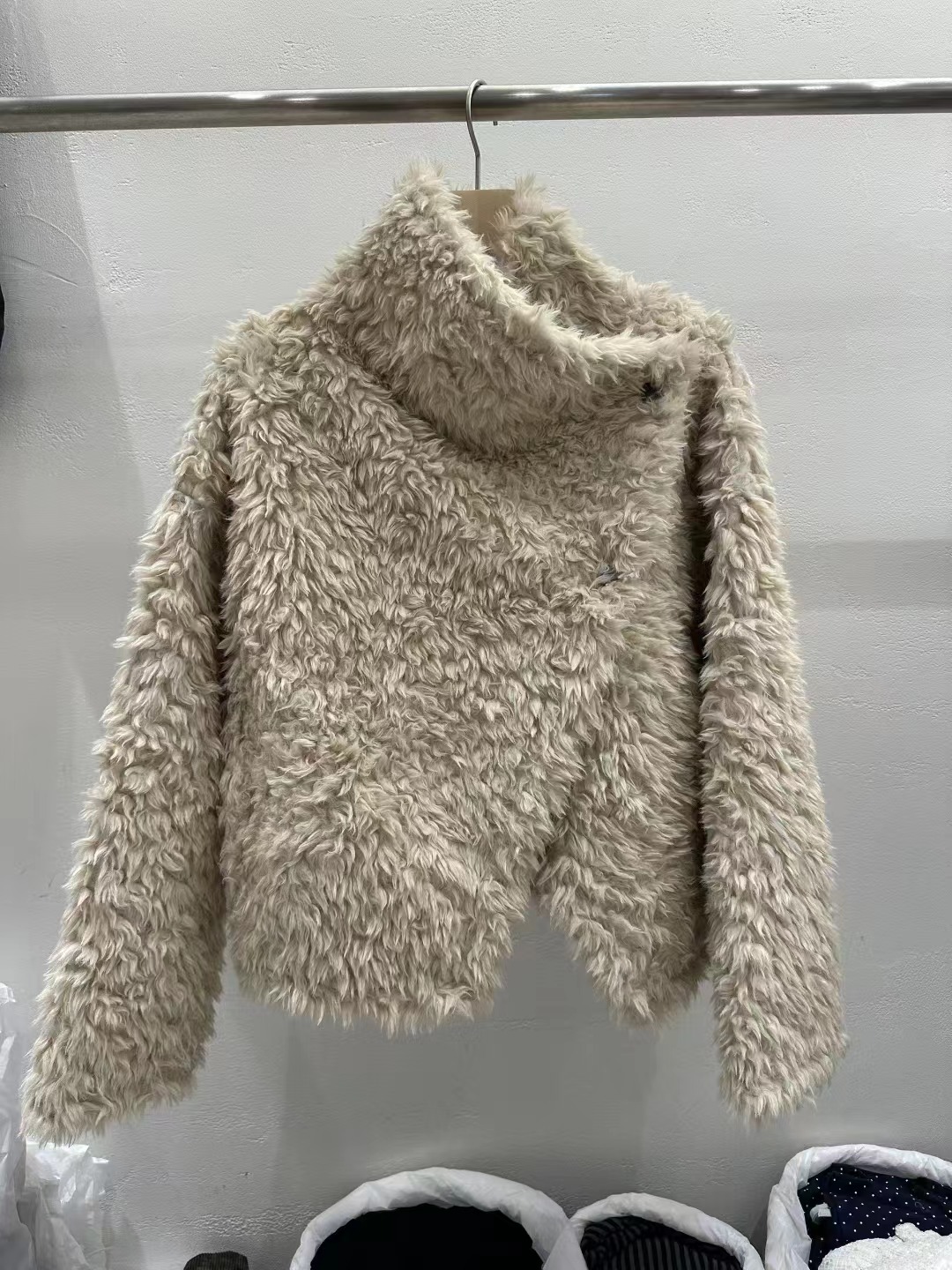 PLEASE東大門㊣實拍女士新品休閑人氣時尚職業推薦短款大衣PLEASE短款大衣圖色1