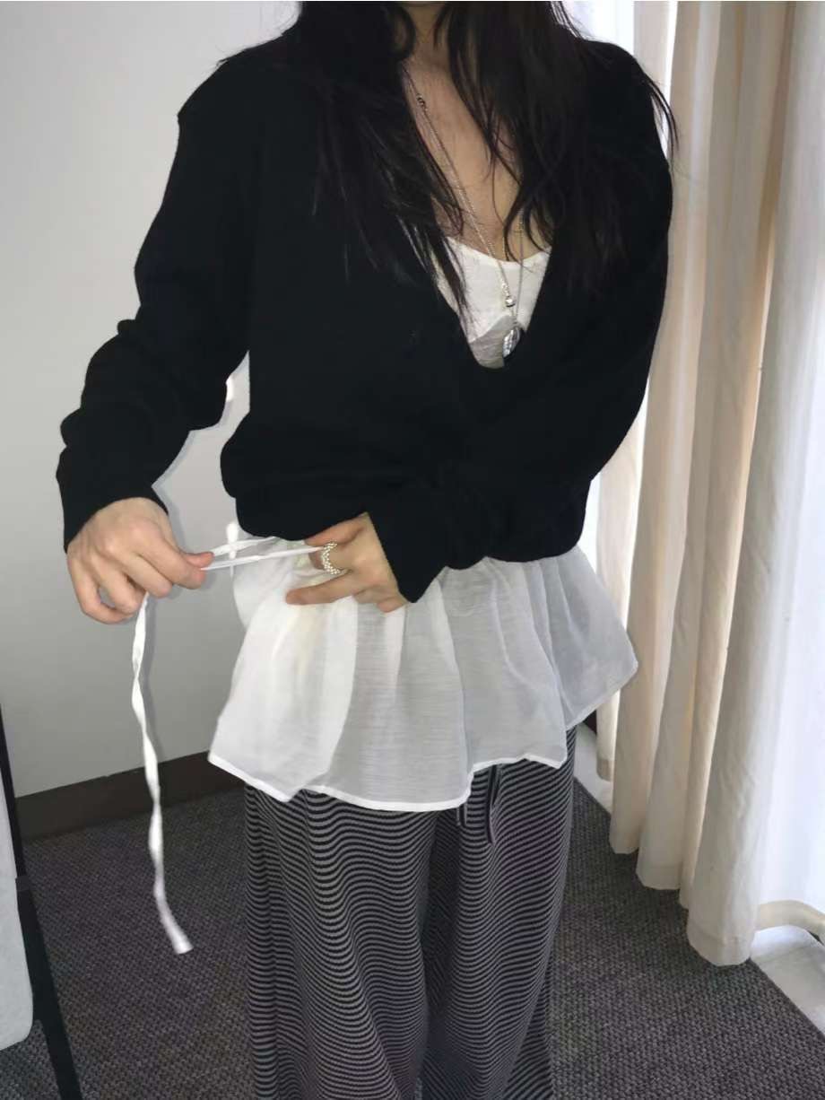 THENEEDS東大門㊣直郵女士新品職業推薦25秋冬時尚真品針織衫THENEEDS針織衫圖色2