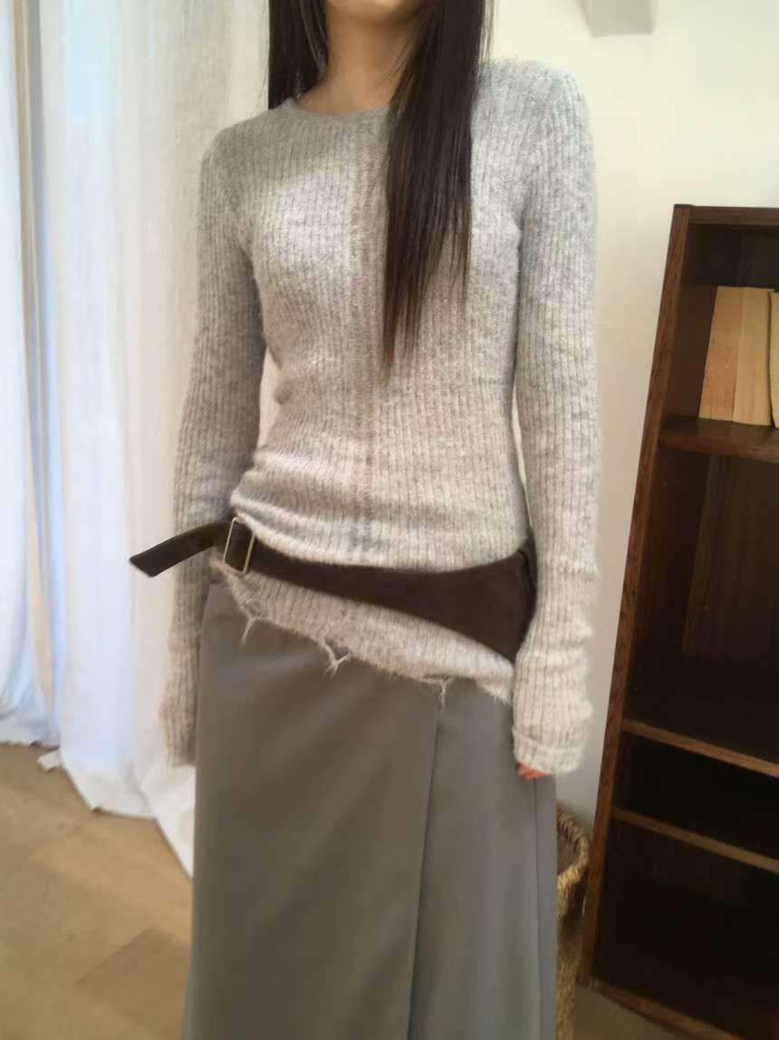 THENEEDS東大門㊣直郵女裝新款真品時尚職業針織衫不含腰包THENEEDS針織衫圖色2