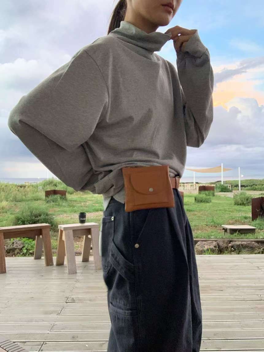 THENEEDS韓國直郵㊣女裝新款時尚人氣25秋冬休閑職業長袖T恤THENEEDS長袖T恤