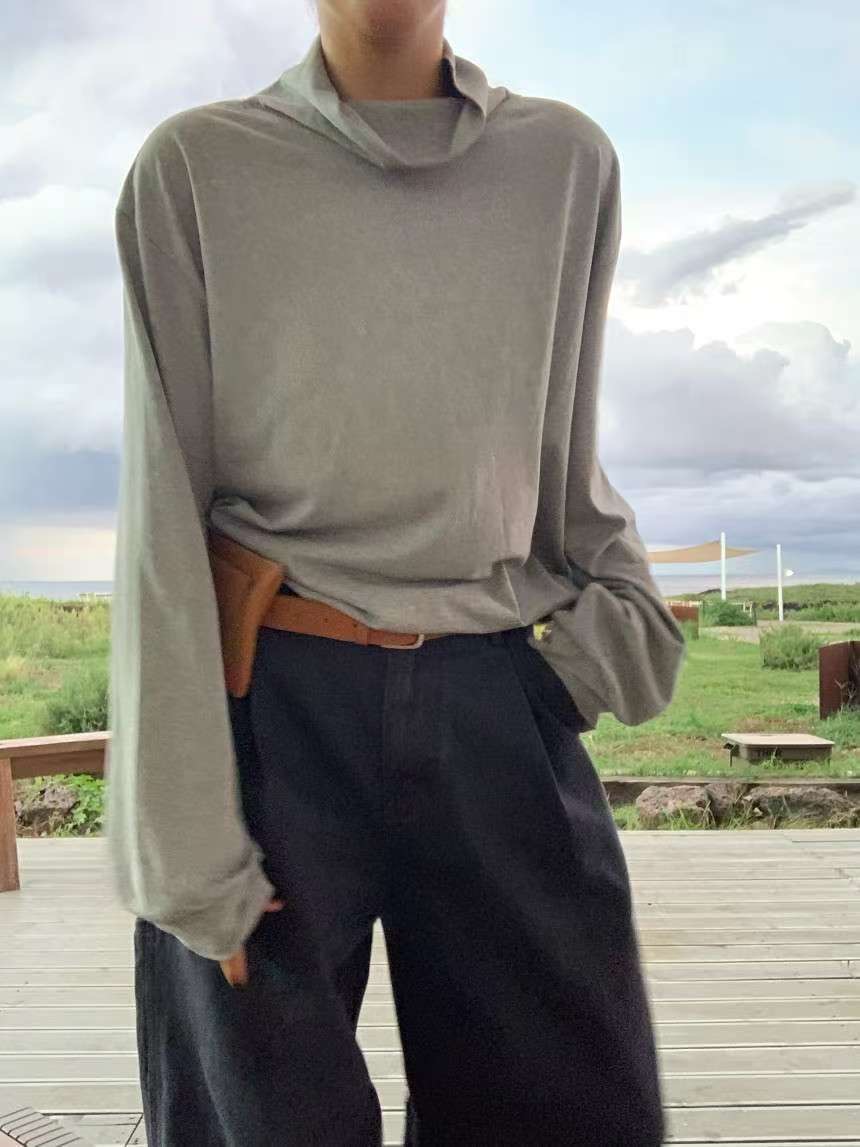 THENEEDS韓國直郵㊣女裝新款時尚人氣25秋冬休閑職業長袖T恤THENEEDS長袖T恤