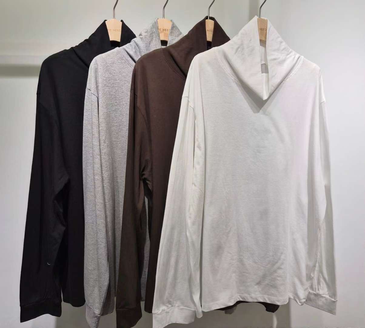 THENEEDS韓國直郵㊣女裝新款時尚人氣25秋冬休閑職業長袖T恤THENEEDS長袖T恤圖色1左一色
