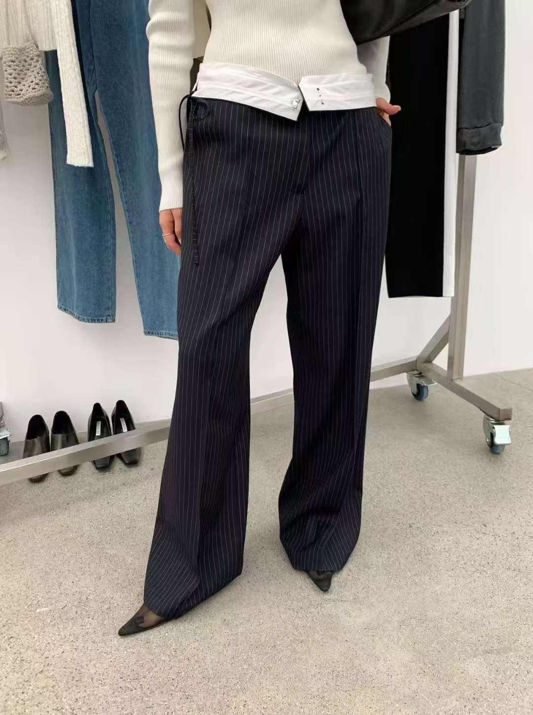 THENEEDS東大門㊣代購女士新款真品休閑職業推薦熱賣休閑褲THENEEDS休閑褲圖色2