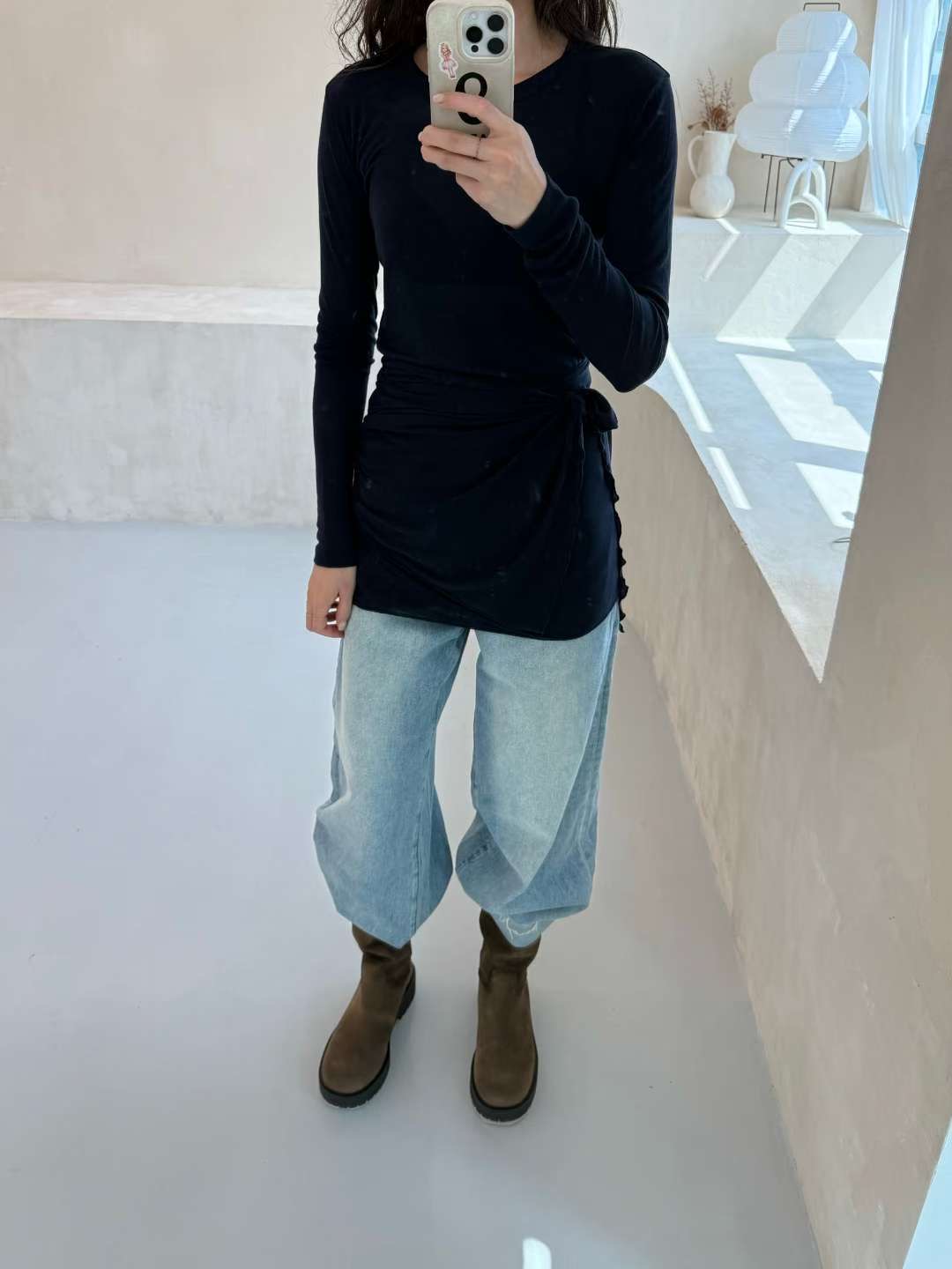 THENEEDS東大門㊣代購女士新款推薦25秋冬休閑人氣套裝圍巾THENEEDS套裝