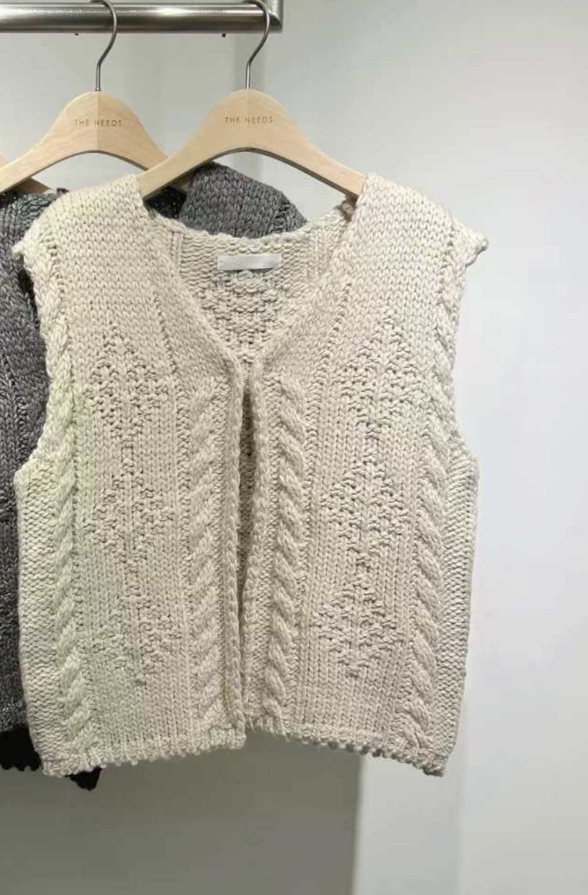 THENEEDS韓國直郵㊣女士新款25秋冬真品職業熱賣馬甲不含內搭THENEEDS馬甲圖色3