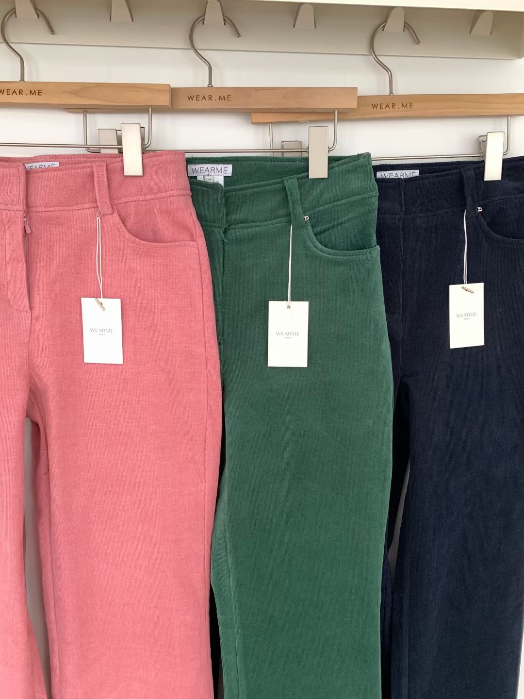 WEARME韓國代購㊣女裝新品休閑真品人氣推薦職業熱賣牛仔褲WEARME牛仔褲