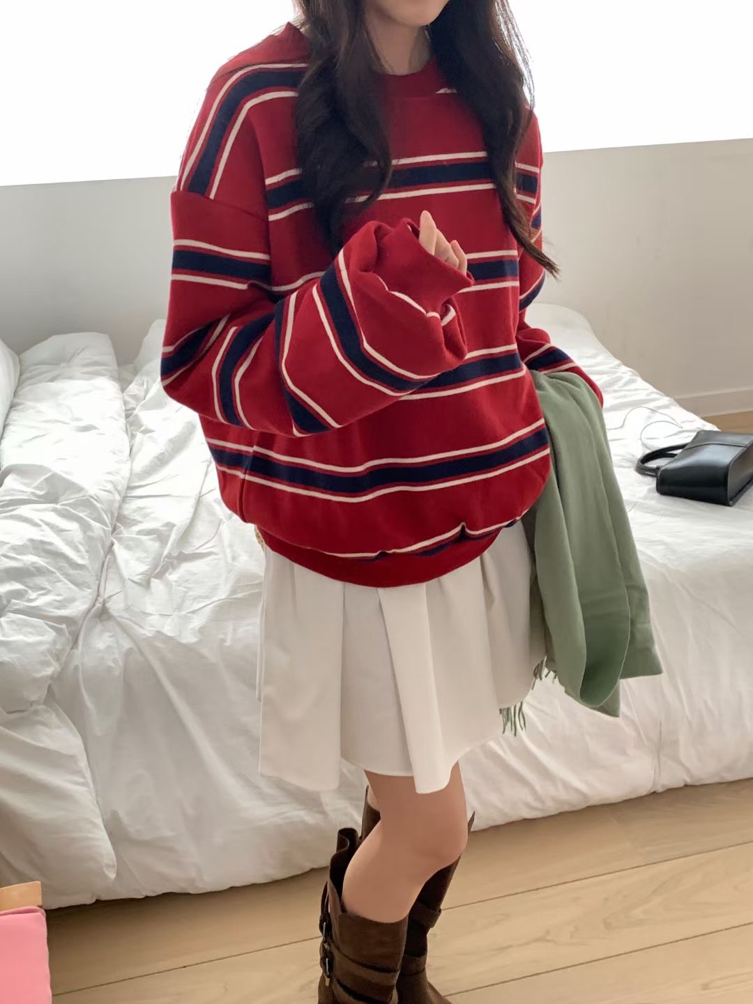 WEARME東大門㊣代購女士新款人氣時尚推薦職業休閑25秋冬衛衣WEARME衛衣圖色2