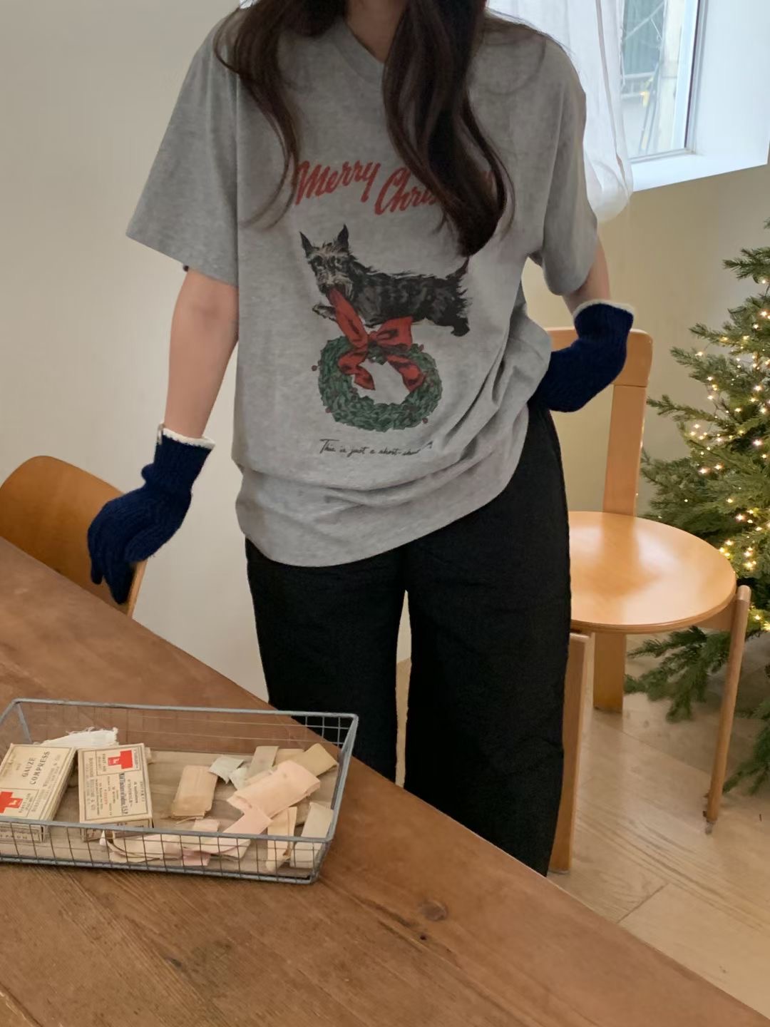 WEARME韓國代購㊣女士新品職業推薦真品人氣時尚25秋冬休閑T恤WEARMET恤圖色2