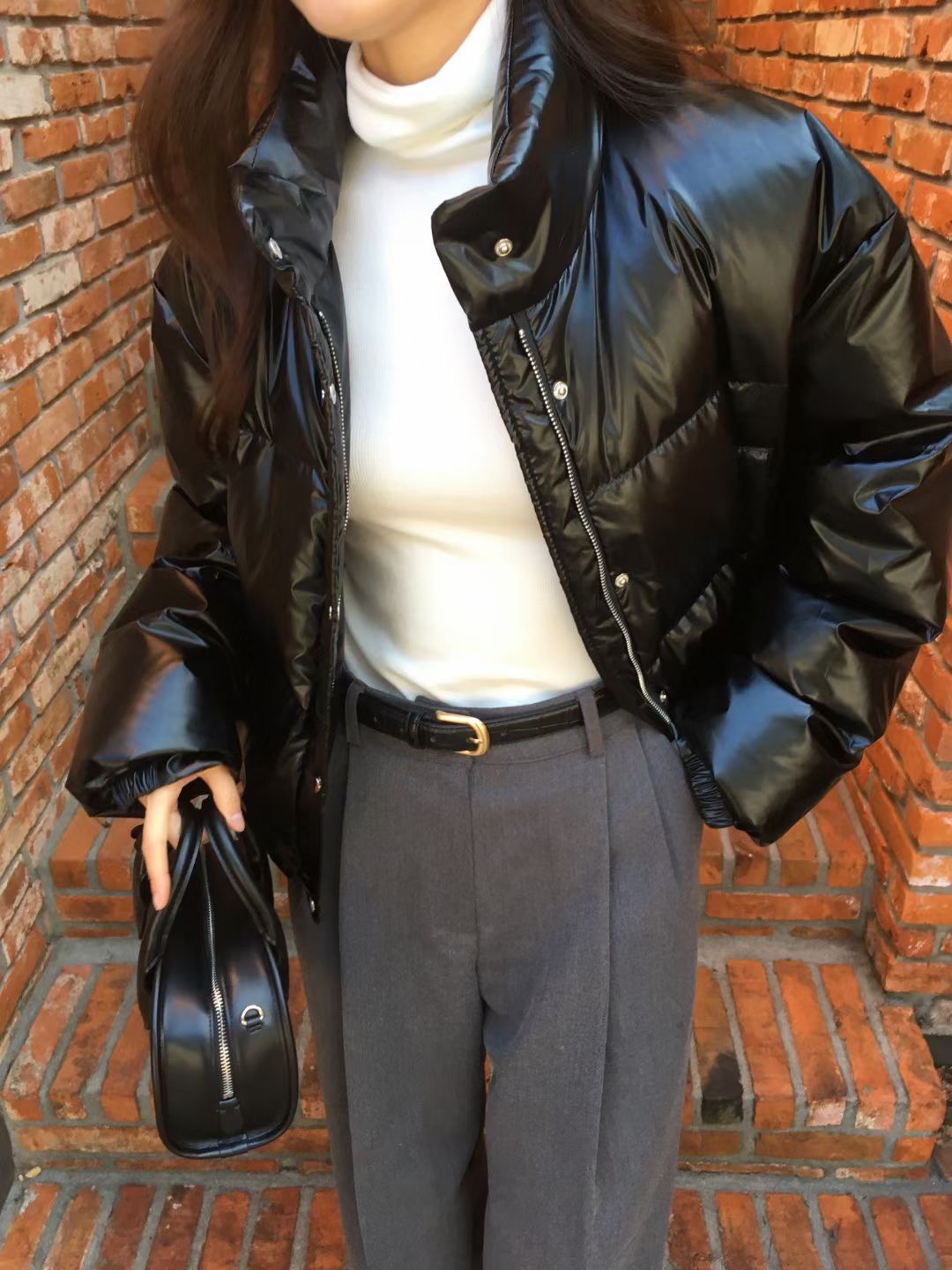 WEARME東大門㊣實拍女士新款推薦真品人氣熱賣休閑短款棉服WEARME短款棉服