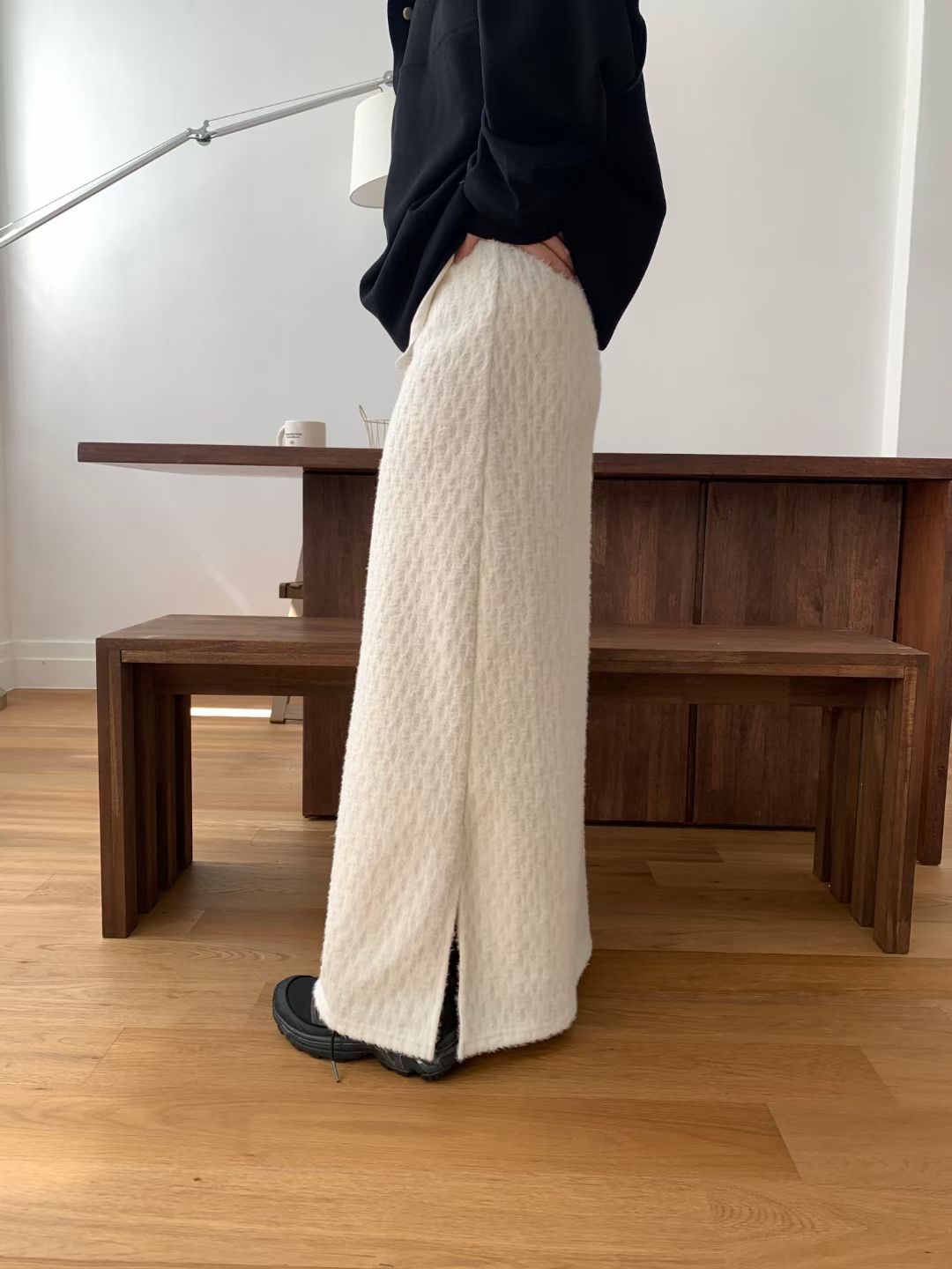 WEARME東大門㊣實拍女士新品25秋冬職業人氣推薦休閑熱賣長裙WEARME長裙