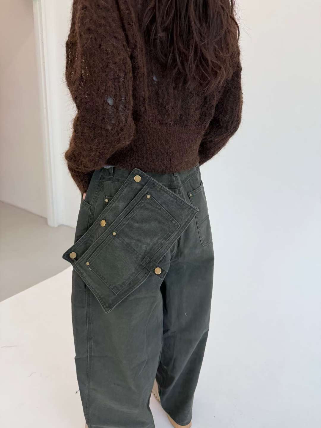 THENEEDS東大門㊣代購女士新品時尚25秋冬熱賣職業休閑休閑褲THENEEDS休閑褲